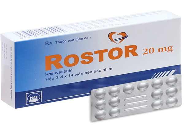 Rostor 20mg: Thuốc hạ mỡ máu và những lưu ý khi sử dụng