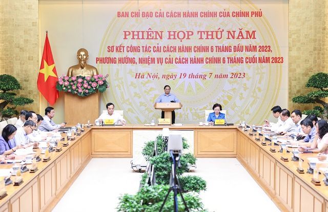 Thủ tướng Chính phủ chủ trì Phiên họp thứ 5 Ban Chỉ đạo CCHC của chính phủ