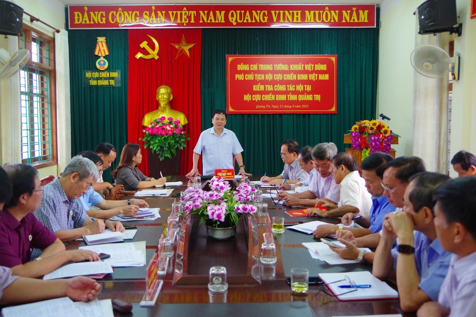 Hội CCB Việt Nam: Kiểm tra công tác Hội tại Hội CCB tỉnh Quảng Trị