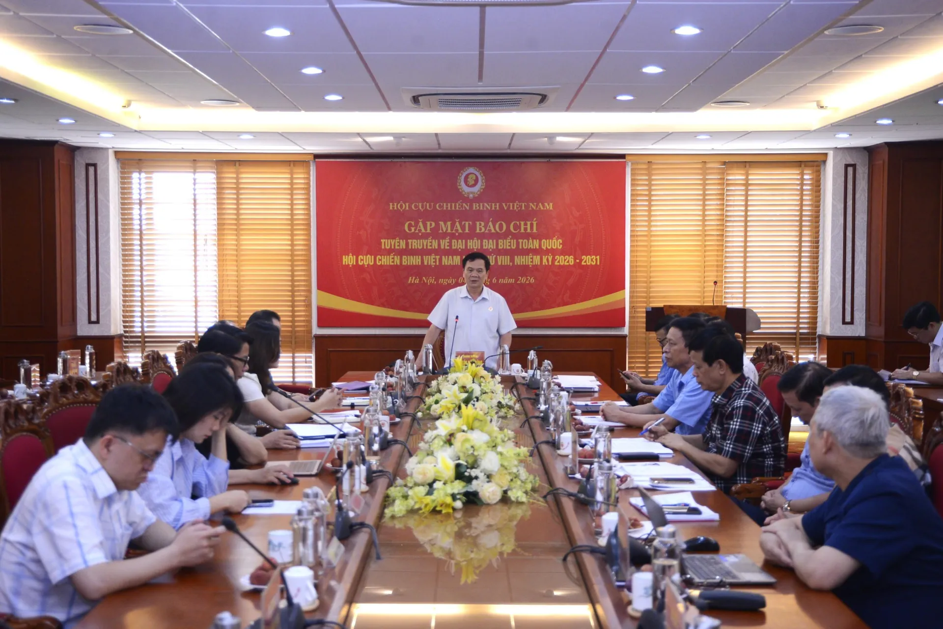 Đại hội đại biểu toàn quốc Hội Cựu chiến binh Việt Nam lần thứ VIII diễn ra từ ngày 15 đến 17-6-2026