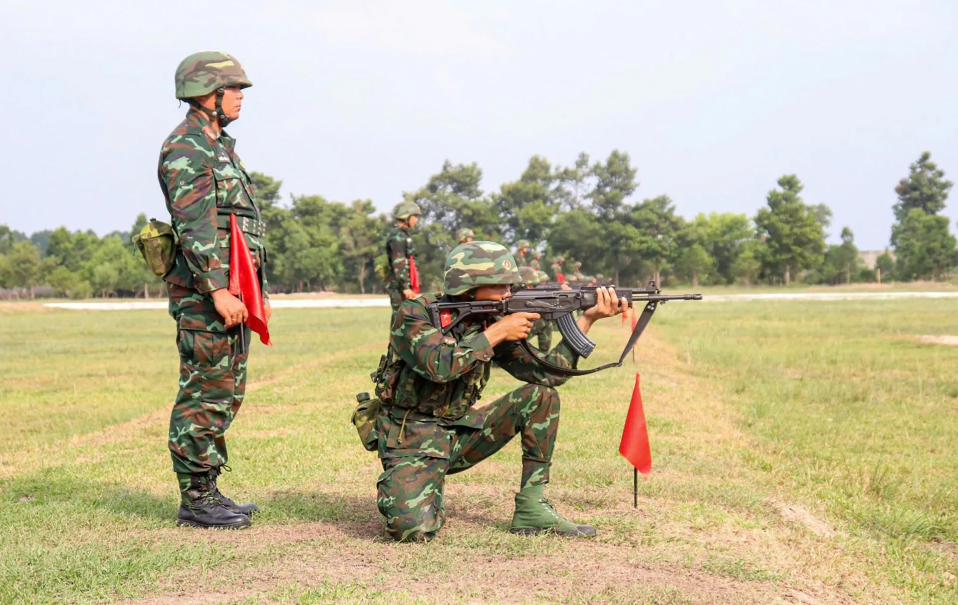 Dấu mốc trưởng thành của chiến sĩ mới