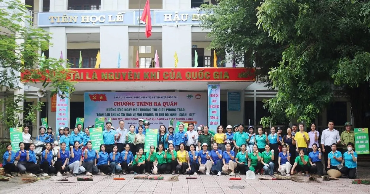 Bồi đắp lý tưởng sống, lan tỏa hành động xanh tại Quốc Oai