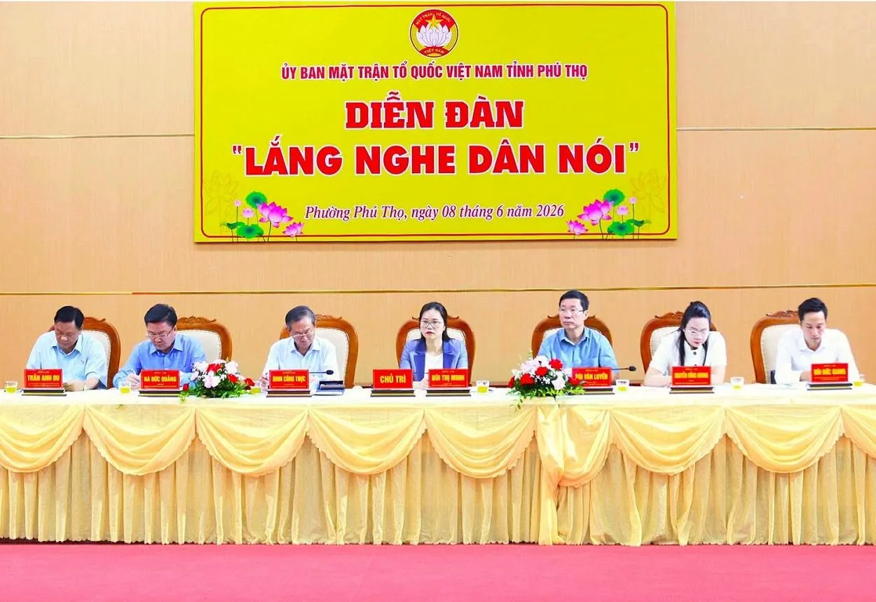Diễn đàn “Lắng nghe dân nói” tạo cầu nối gần dân, sát dân ở Phú Thọ