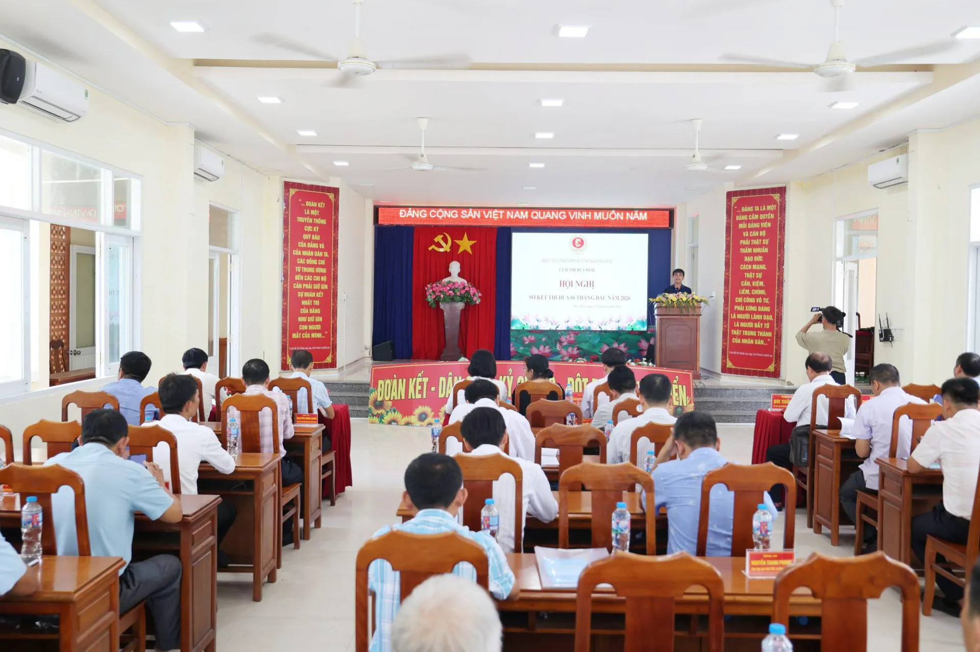 Cụm thi đua số 2 - Hội Cựu chiến binh tỉnh Khánh Hòa sơ kết phong trào 6 tháng đầu năm 2026