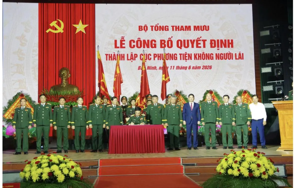THÀNH LẬP CỤC PHƯƠNG TIỆN KHÔNG NGƯỜI LÁI BƯỚC ĐI CHIẾN LƯỢC TRONG HIỆN ĐẠI HÓA QUÂN ĐỘI