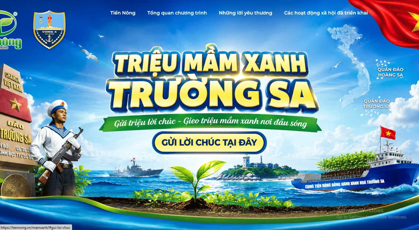 Triệu lời chúc – Triệu mầm xanh