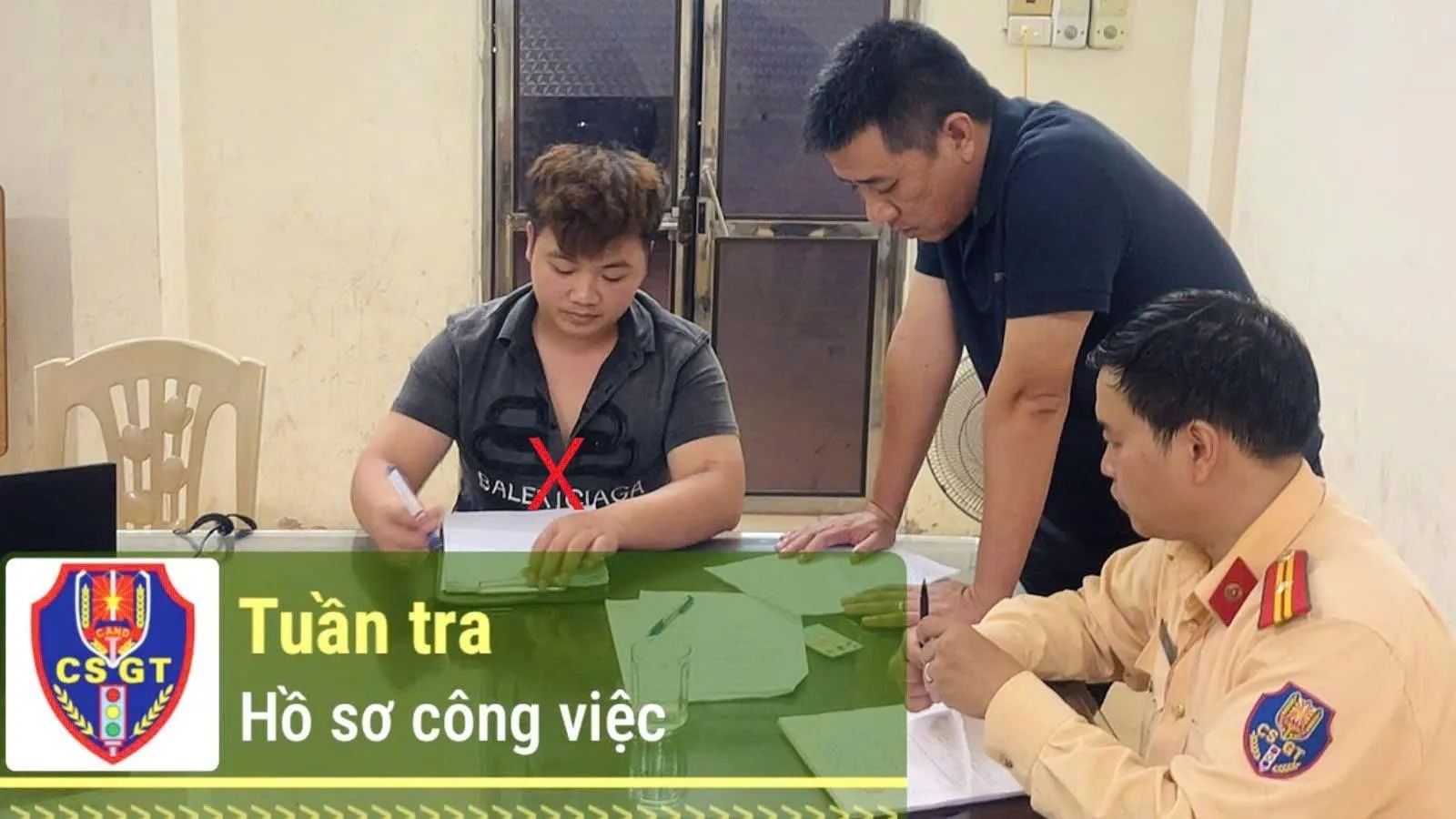 Thanh Hoá: Một nam thanh niên điều khiển xe có nồng độ cồn, không chấp hành hiệu lệnh tông vào Cảnh sát giao thông kéo lê trên đường gần 300m