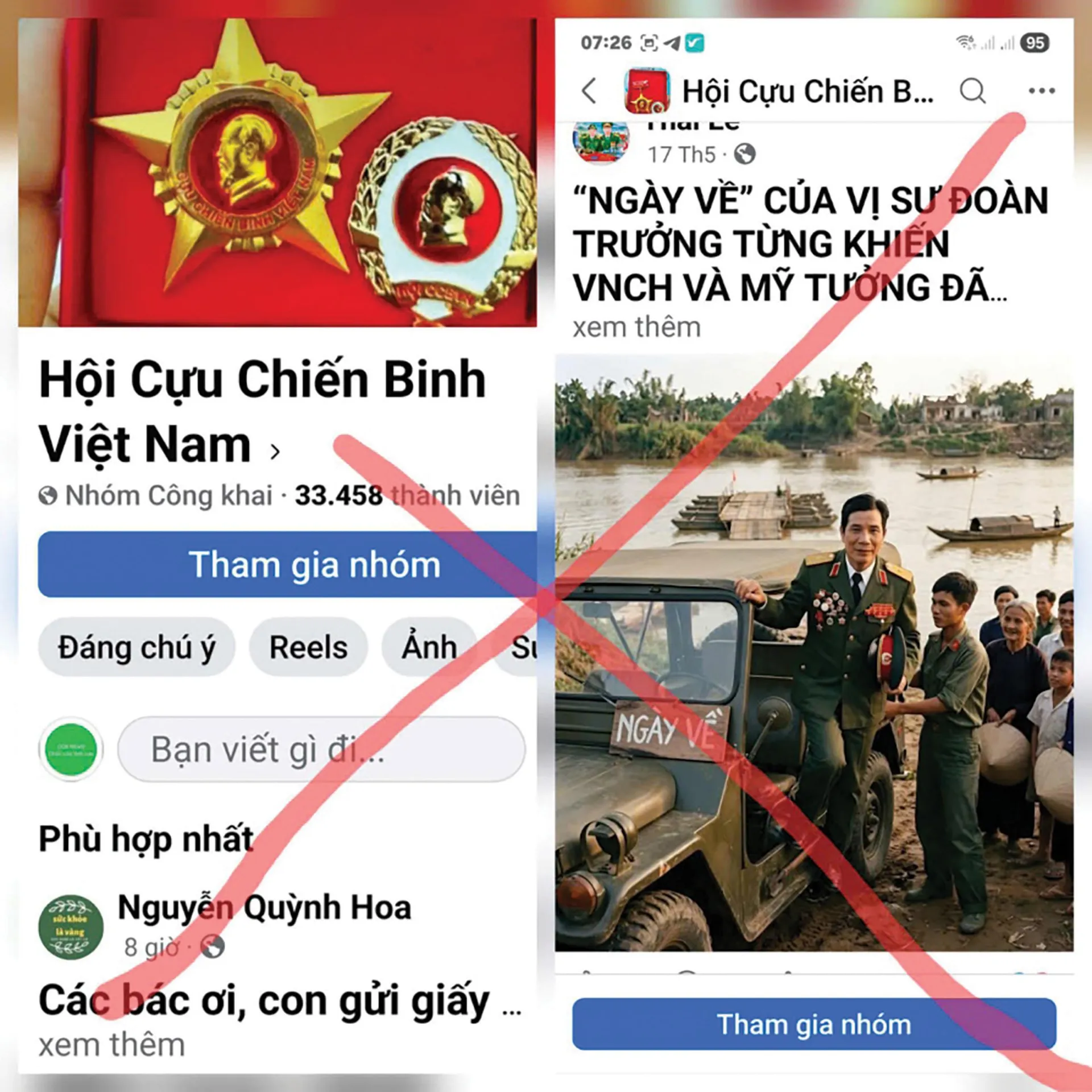 Nguy cơ nhiễu loạn thông tin, ảnh hưởng hình ảnh Bộ đội Cụ Hồ