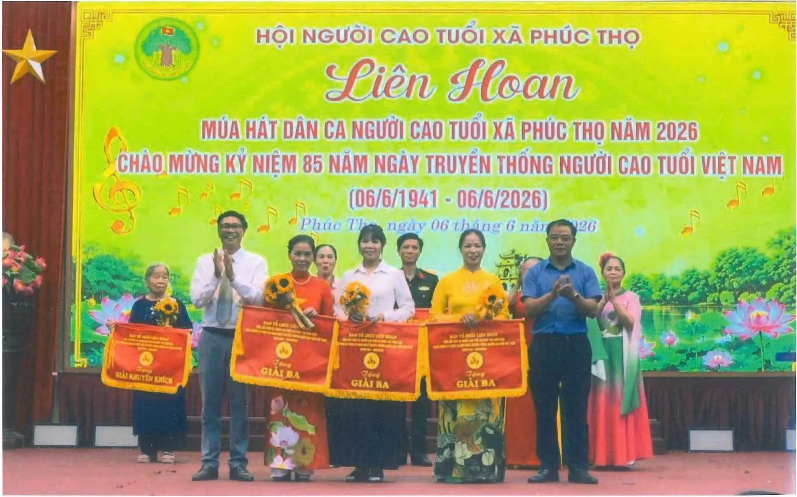 XÃ PHÚC THỌ KỶ NIỆM 85 NĂM NGÀY TRUYỀN THỐNG NGƯỜI CAO TUỔI VIỆT NAM