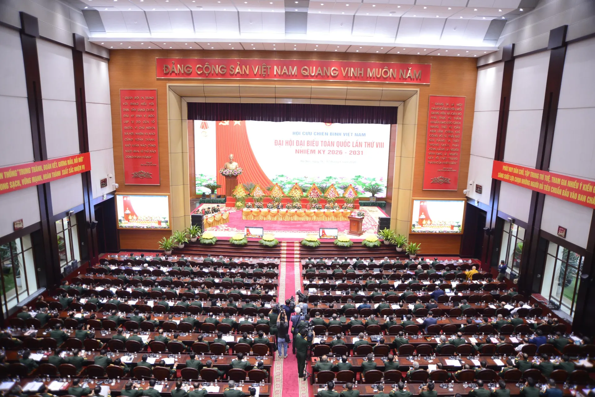 456 đại biểu dự phiên trù bị Đại hội đại biểu toàn quốc Hội Cựu chiến binh Việt Nam lần thứ VIII