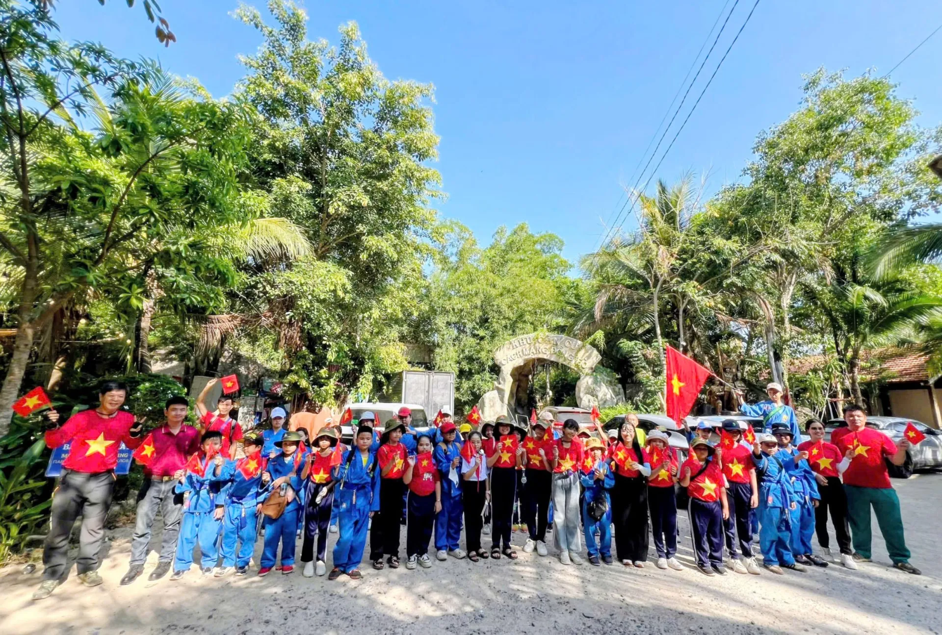 Màu áo xanh Vovinam trên “địa chỉ đỏ” Đồng Bò