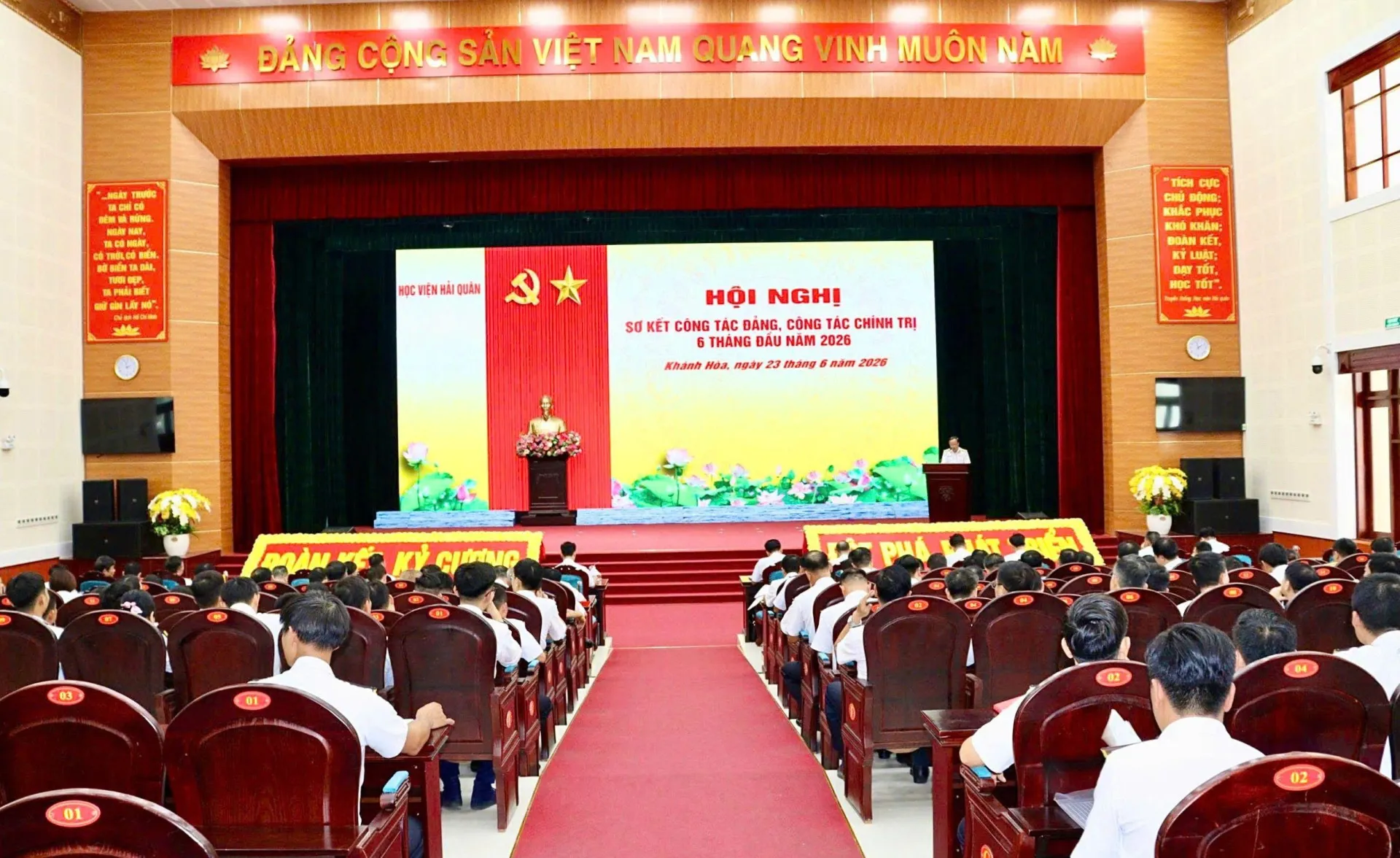 Học viện Hải quân: Sơ kết 6 tháng đầu năm.