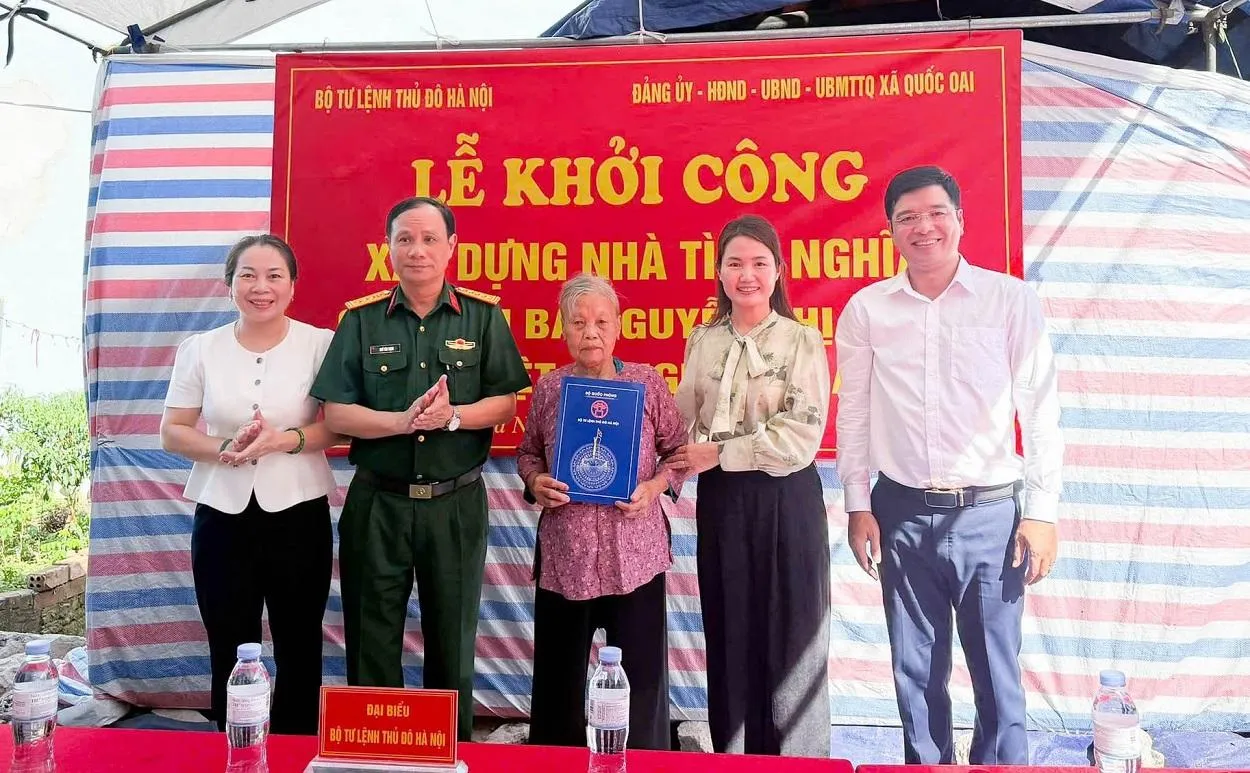 Dựng mái ấm nghĩa tình dành tặng người vợ liệt sĩ