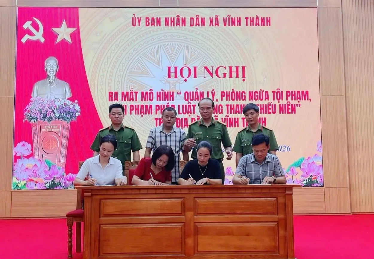Vĩnh Thành chủ động xây “lá chắn” phòng ngừa tội phạm trong thanh, thiếu niên