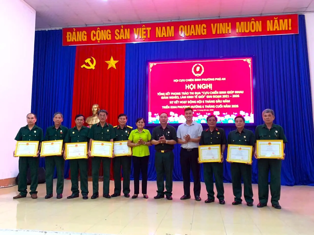 TP. HCM: Hội Cựu chiến binh phường Phú An phát huy phẩm chất “Bộ đội Cụ Hồ”, lan tỏa phong trào thi đua yêu nước