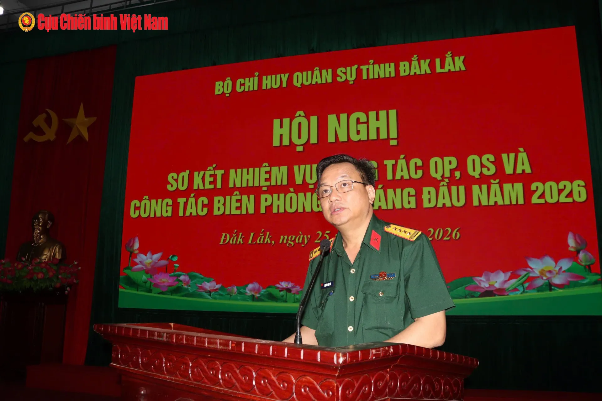 Tỉnh Đắk Lắk sơ kết nhiệm vụ quốc phòng 6 tháng đầu năm 2026