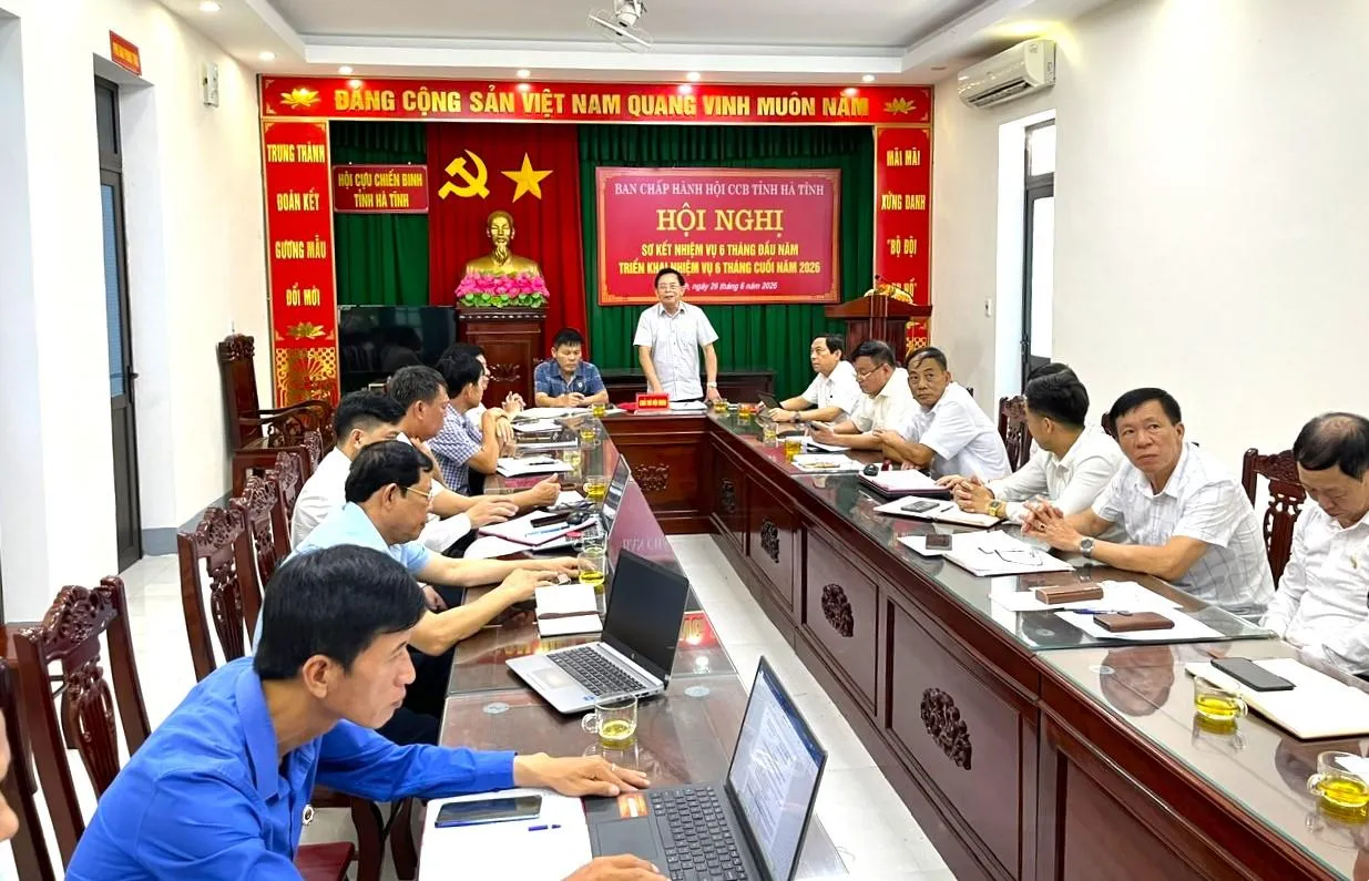 Hội CCB Hà Tĩnh quyết tâm hoàn thành thắng lợi nhiệm vụ năm 2026