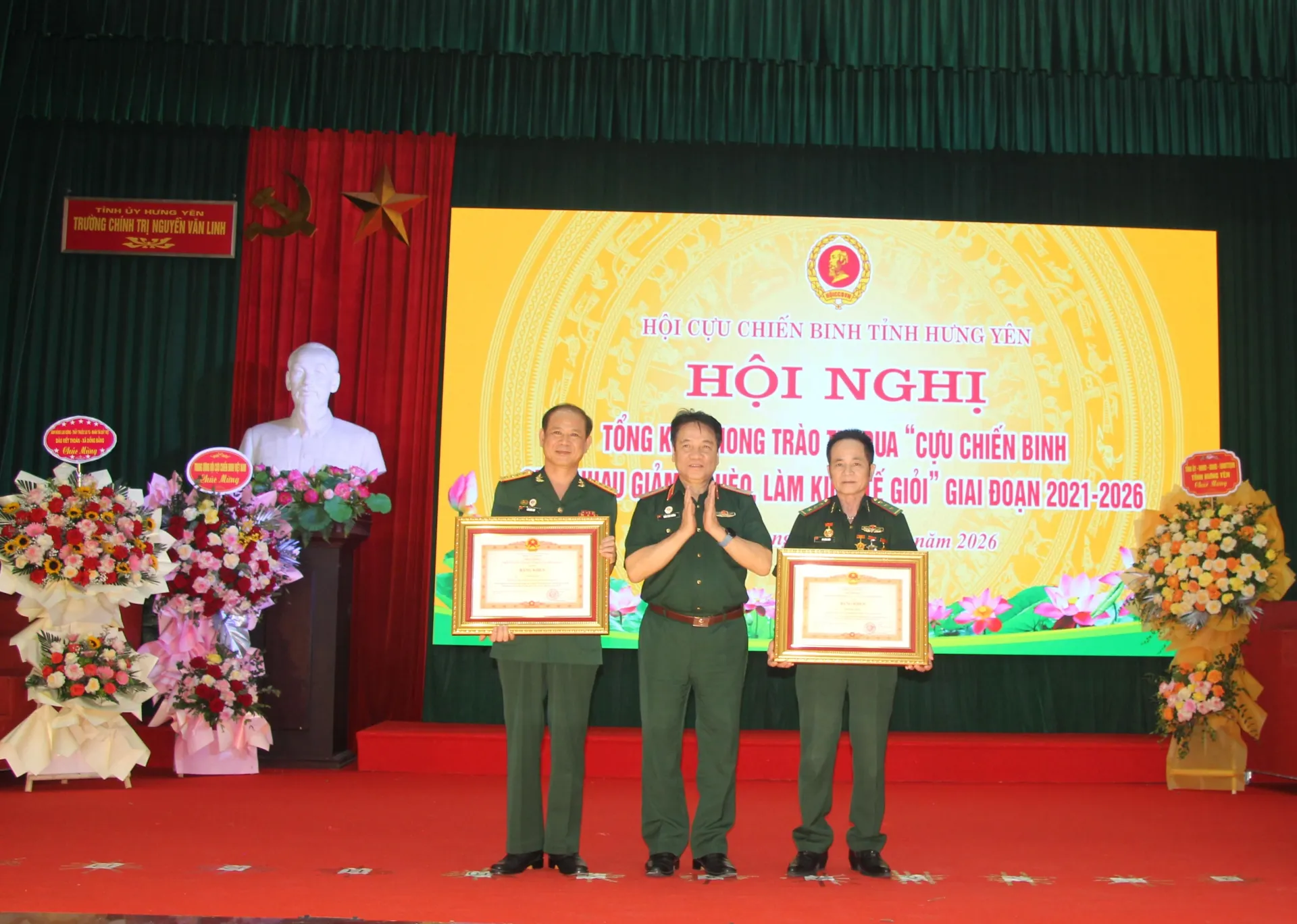 Hội Cựu chiến binh tỉnh Hưng Yên tổng kết phong trào thi đua “Cựu chiến binh giúp nhau giảm nghèo, làm kinh tế giỏi” giai đoạn 2021-2026