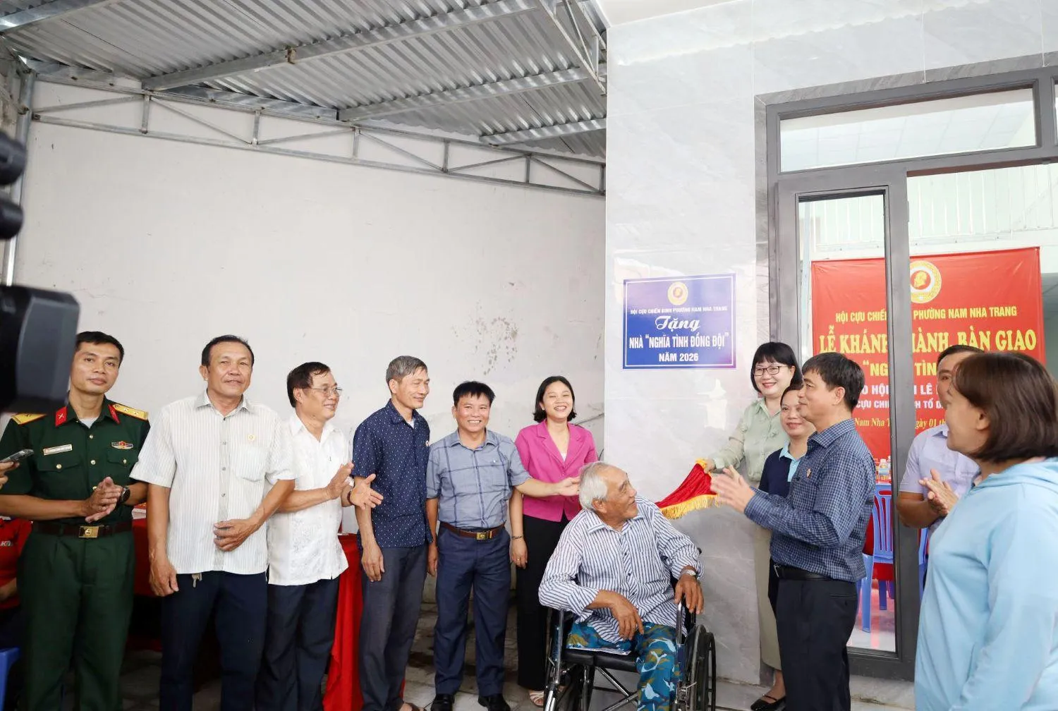 Ấm áp ngôi nhà “Nghĩa tình đồng đội”