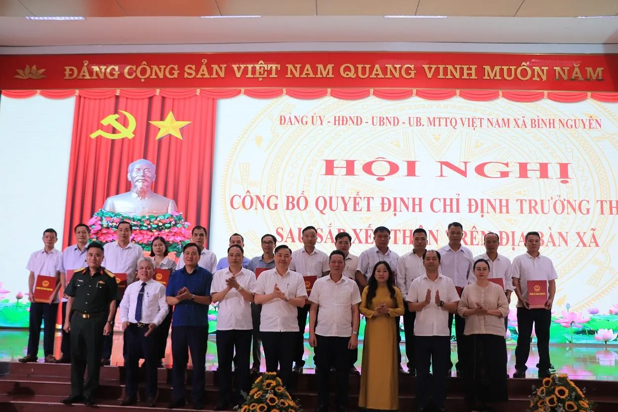 Phú Thọ: Tinh gọn bộ máy ở cơ sở tạo nền tảng cho sự phát triển bền vững