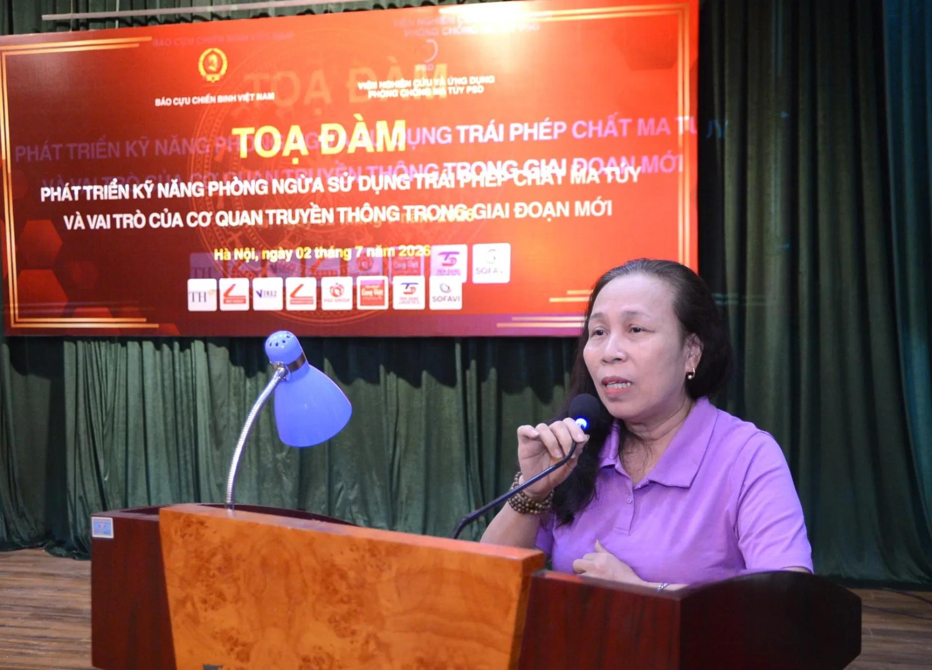 Trung tá, Cựu chiến binh Lê Thị Thúy: Phát huy vai trò “tai mắt” của cựu chiến binh trong xây dựng cộng đồng không ma túy