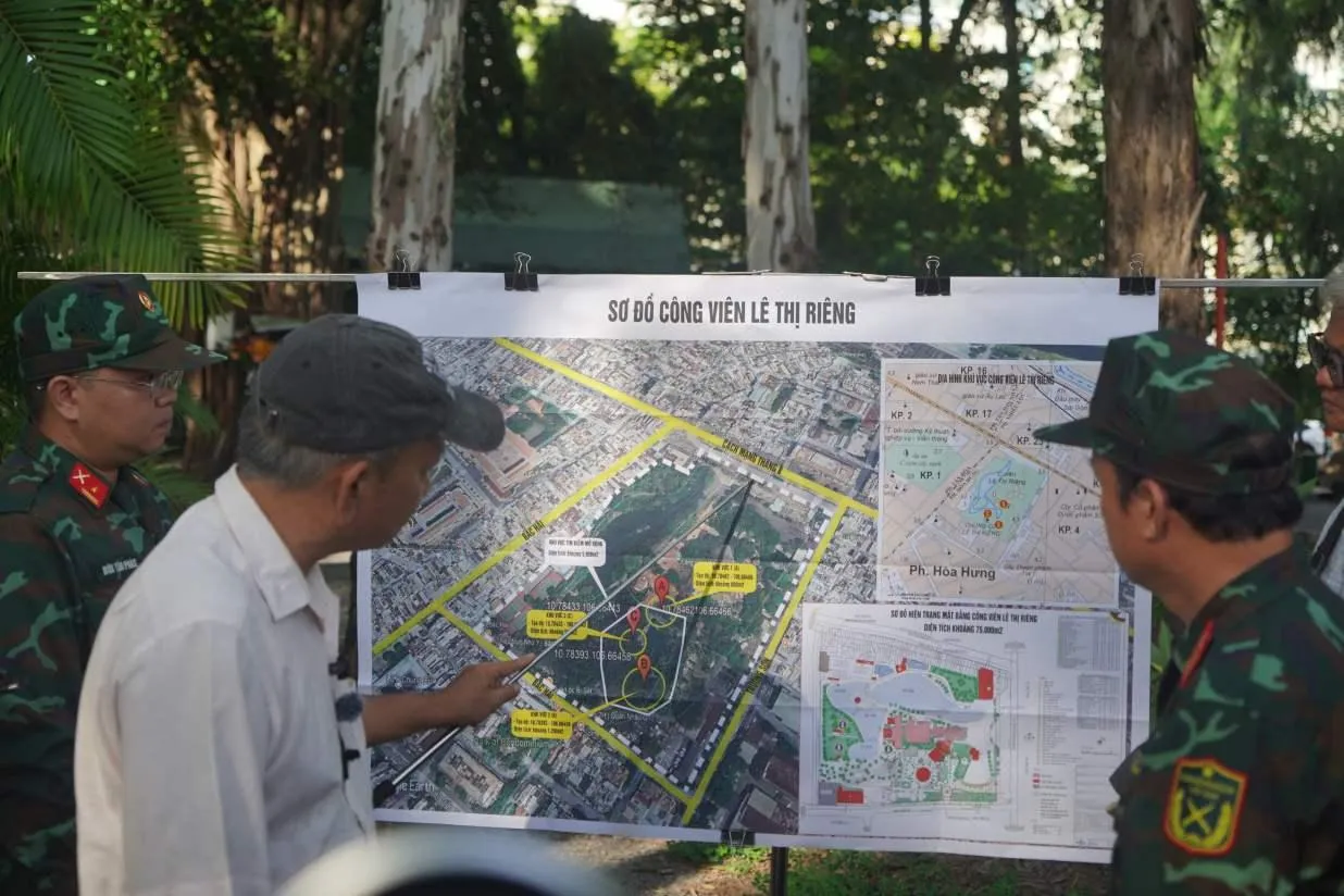 Ngày 6/7, TP Hồ Chí Minh sẽ triển khai tìm kiếm, quy tập hài cốt liệt sĩ tại Công viên Lê Thị Riêng