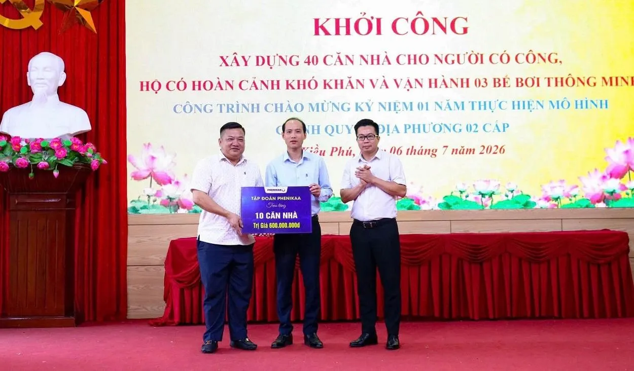 Câu chuyện 40 mái ấm, 3 bể bơi và sức mạnh của lòng dân