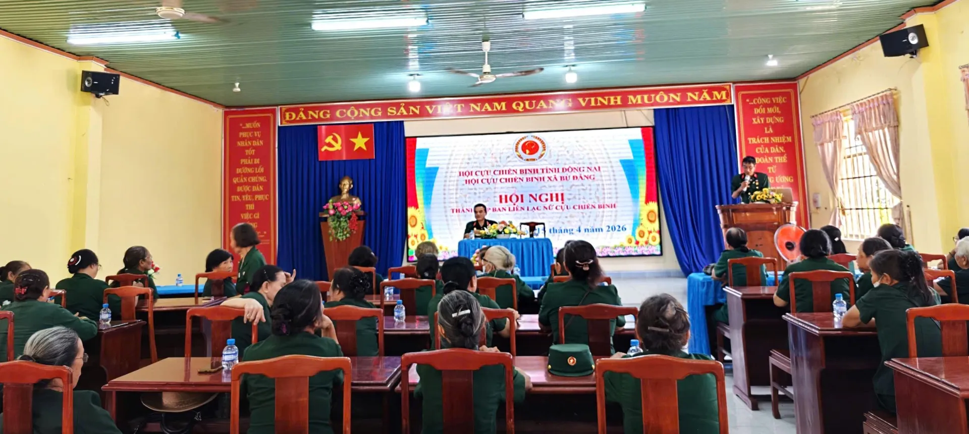 HỘI CỰU CHIẾN BINH XÃ BÙ ĐĂNG THÀNH LẬP BAN LIÊN LẠC NỮ CỰU CHIẾN BINH