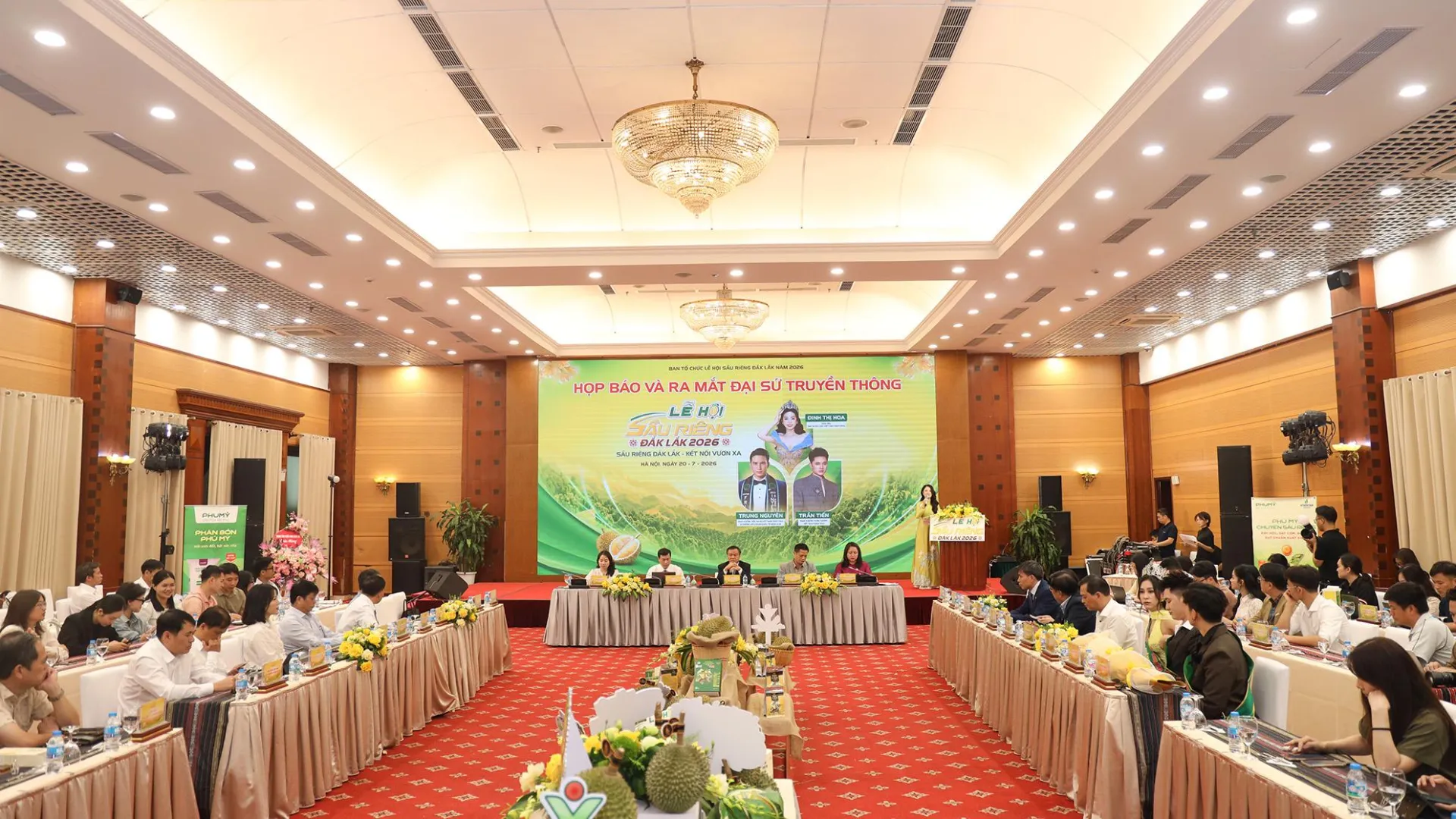Đắk Lắk họp báo và ra mắt Đại sứ truyền thông Lễ hội Sầu riêng năm 2026
