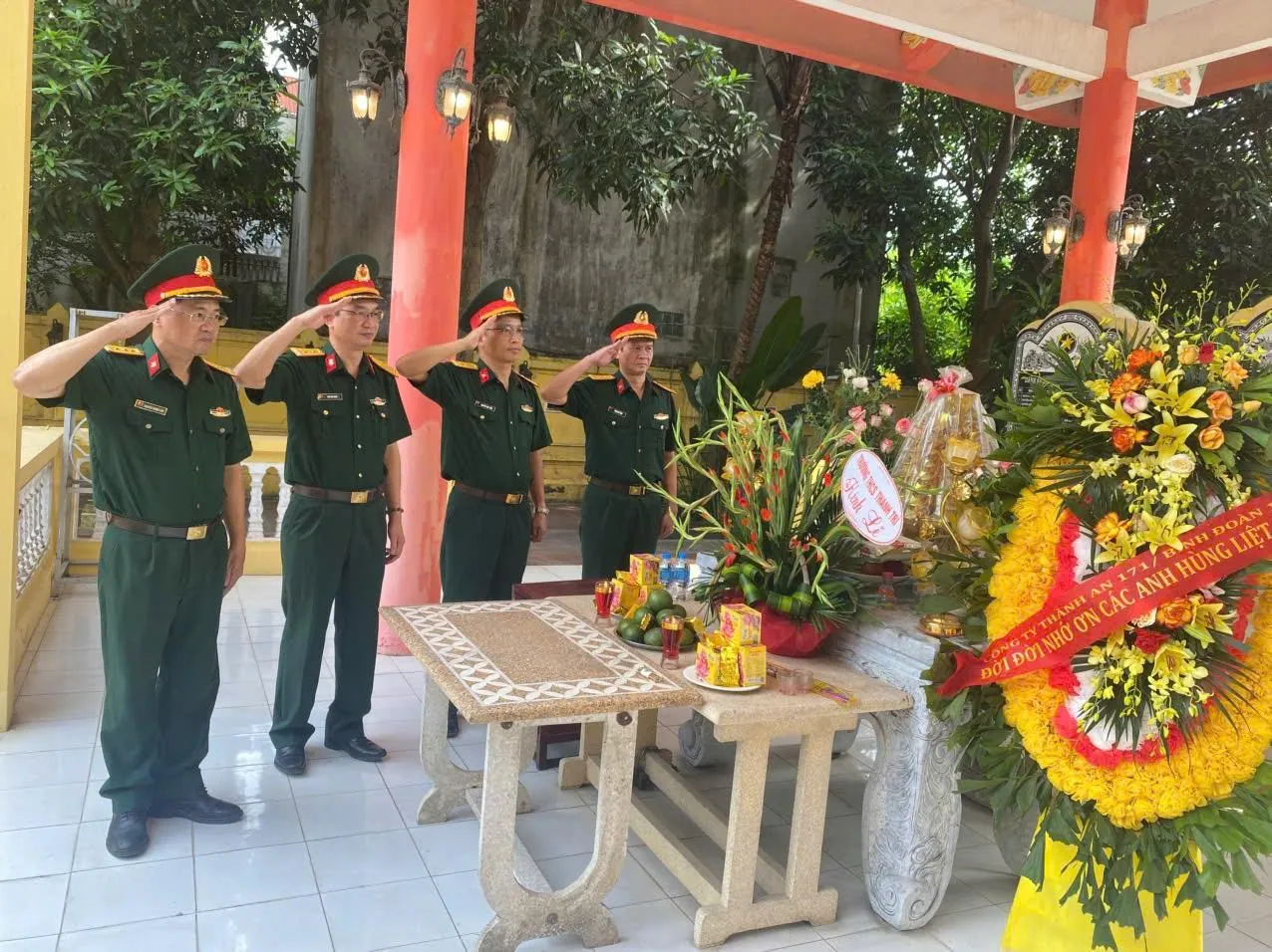 CÔNG TY THÀNH AN 171 (BINH ĐOÀN 11) TỔ CHỨC NHIỀU HOẠT ĐỘNG TRI ÂN