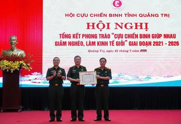 45 TẬP THỂ, CÁ NHÂN ĐƯỢC KHEN THƯỞNG TẠI HỘI NGHỊ TỔNG KẾT 5 NĂM PHONG TRÀO “CỰU CHIẾN BINH GIÚP NHAU GIẢM NGHÈO, LÀM KINH TẾ GIỎI”
