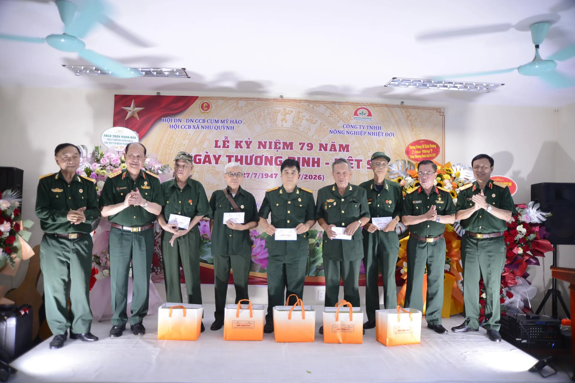 Hội Doanh nghiệp doanh nhân Cựu chiến binh Cụm Mỹ Hào phối hợp tổ chức Kỷ niệm 79 năm Ngày Thương binh – Liệt sĩ