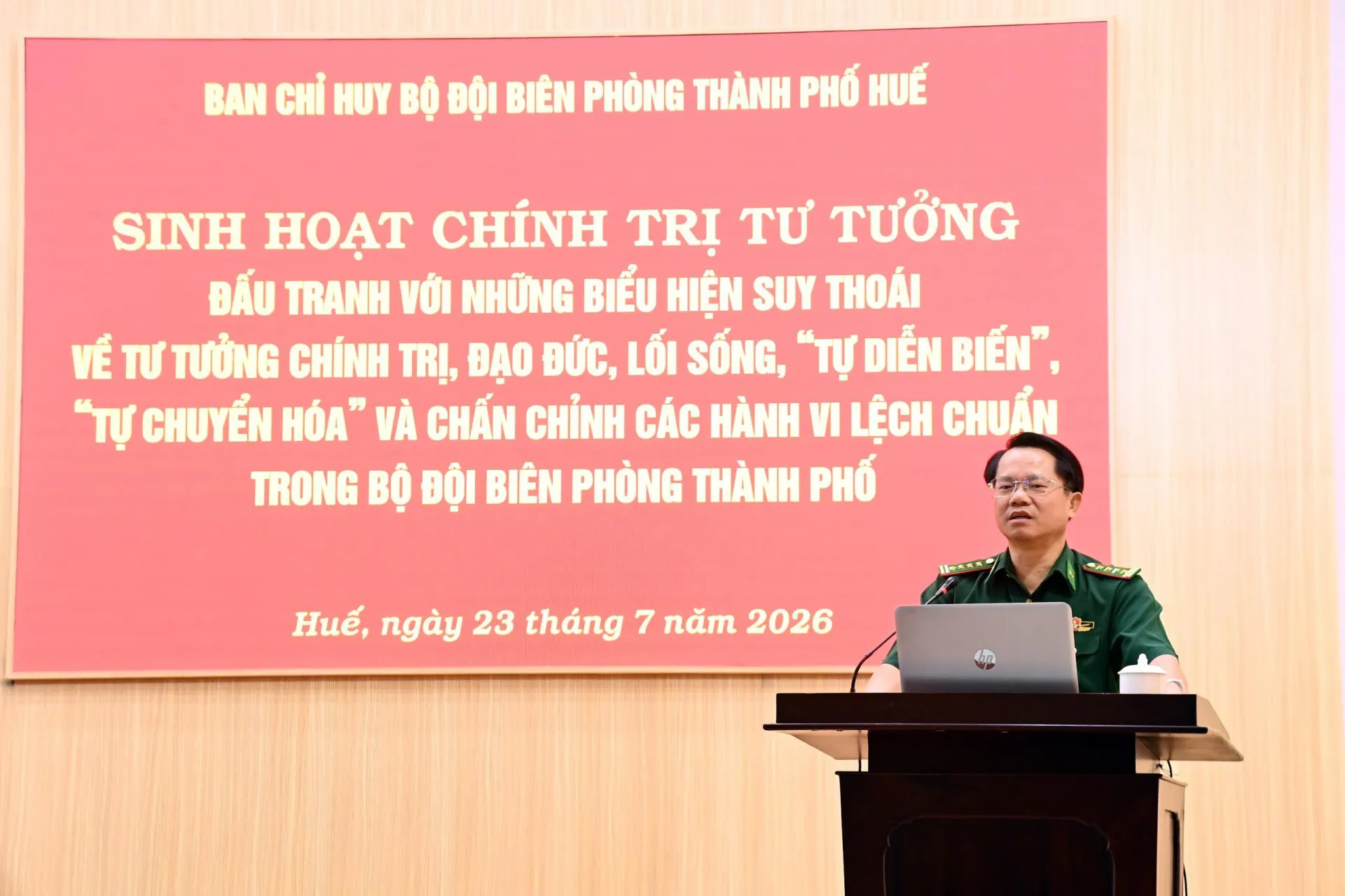 Bộ đội Biên phòng TP Huế chấn chỉnh các hành vi lệch chuẩn
