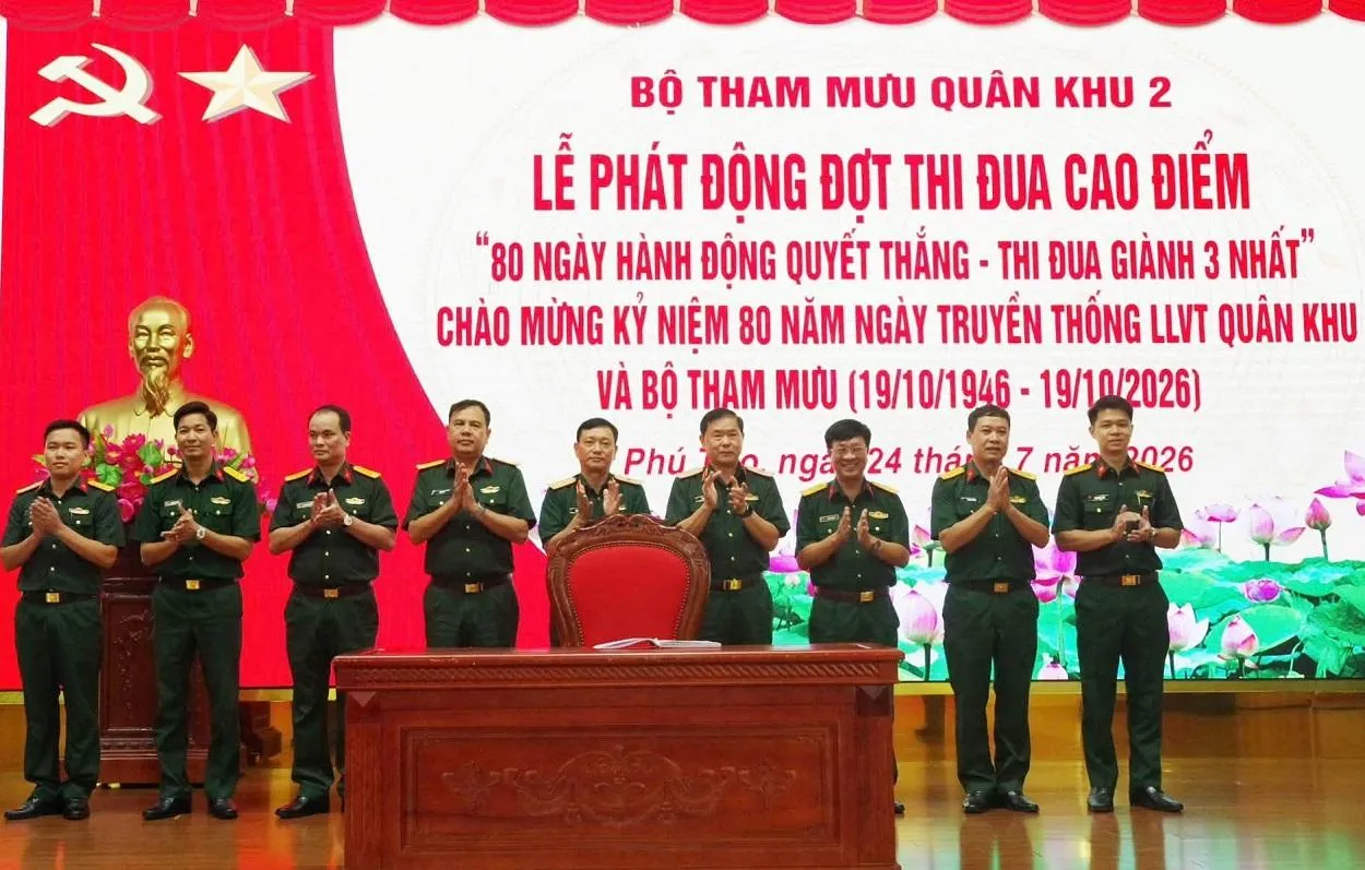 Phú Thọ phát động đợt thi đua cao điểm '80 ngày hành động quyết thắng'