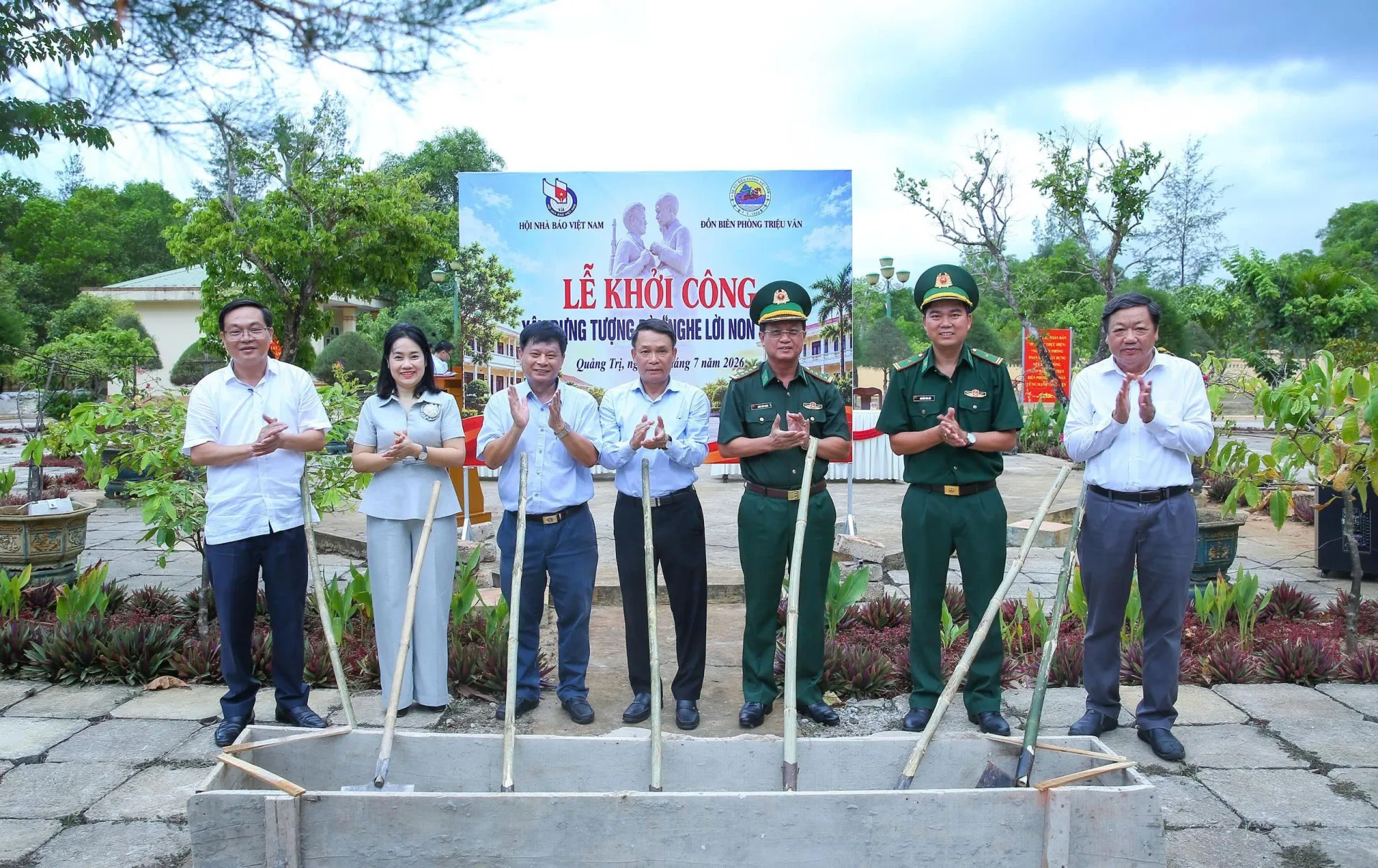 Khởi công Tượng đài “Nghe lời non nước”, lan tỏa giá trị tri ân ở Quảng Trị
