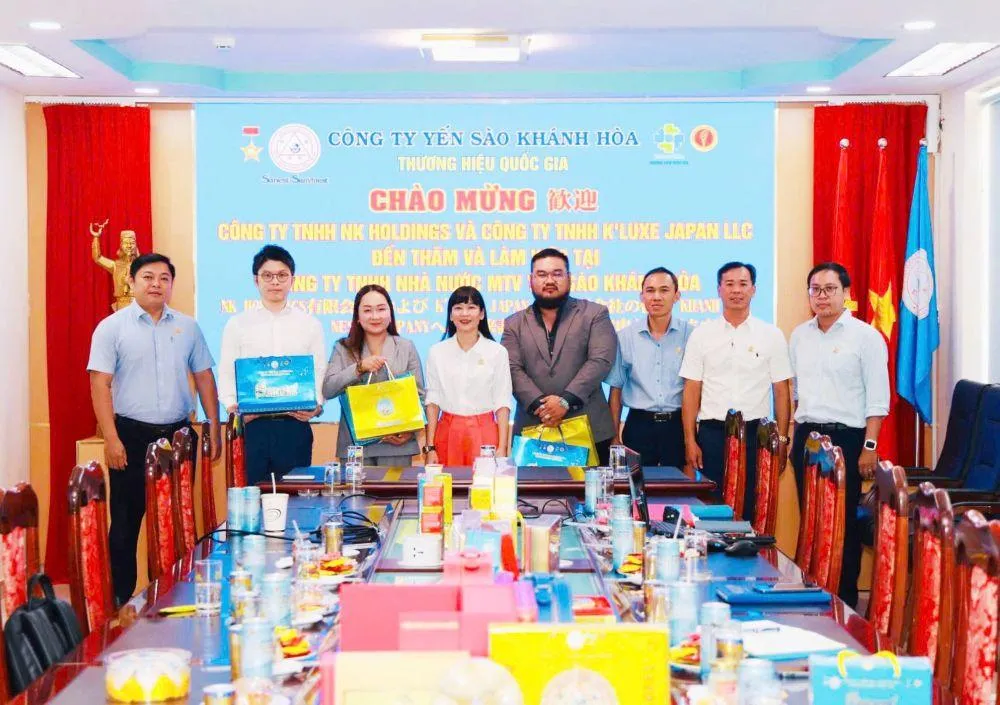 Yến sào Khánh Hòa thúc đẩy hợp tác xúc tiến thương mại với các đối tác Nhật Bản