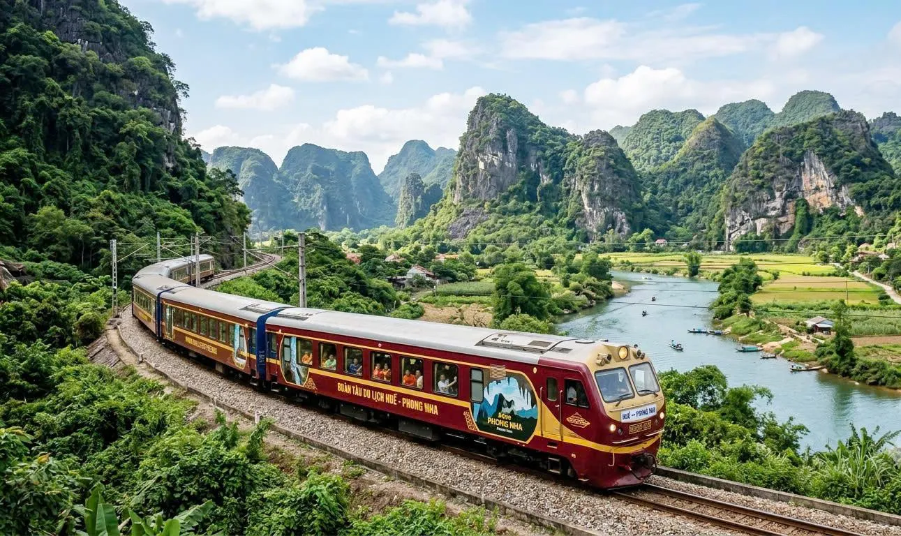 Đường sắt nối Cố đô Huế với Phong Nha (Quảng Trị): Hành trình du lịch qua miền di sản