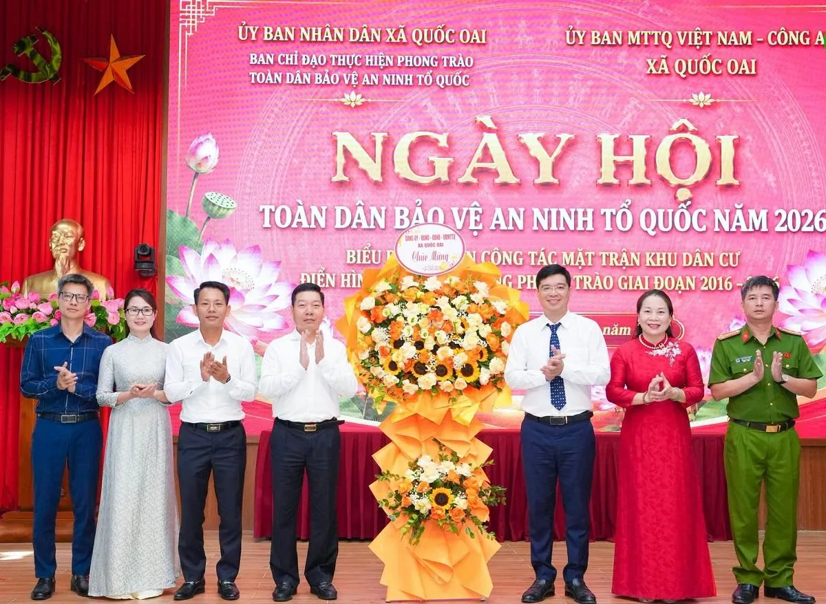 Giữ bình yên từ lòng dân, nối dài hành trình tri ân ở Quốc Oai