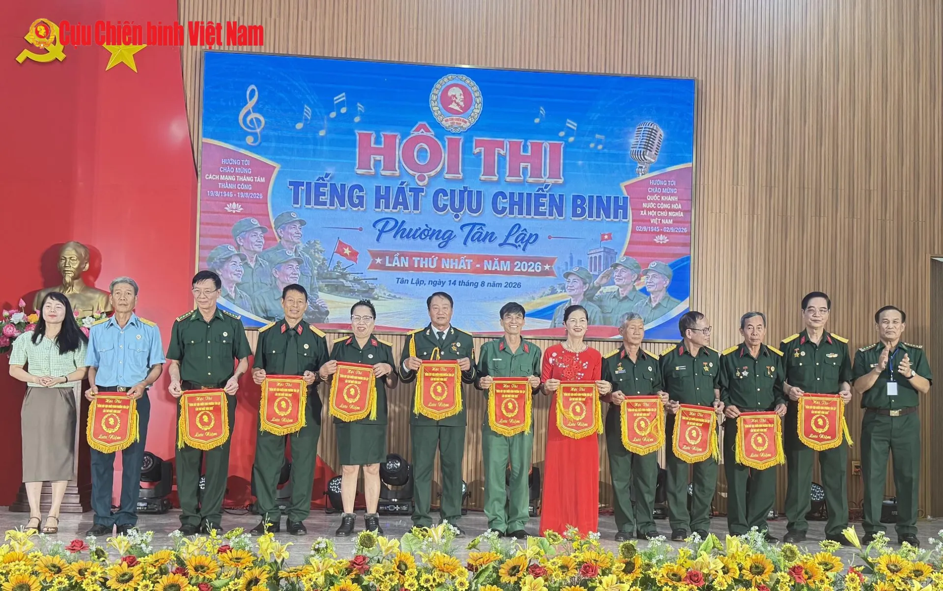 Hội thi Tiếng hát Cựu chiến binh phường Tân Lập lần thứ nhất