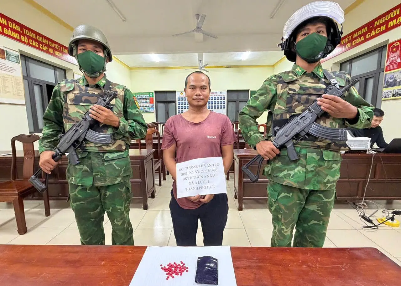 Bộ đội Biên phòng TP Huế bắt giữ đối tượng tàng trữ trái phép chất ma túy