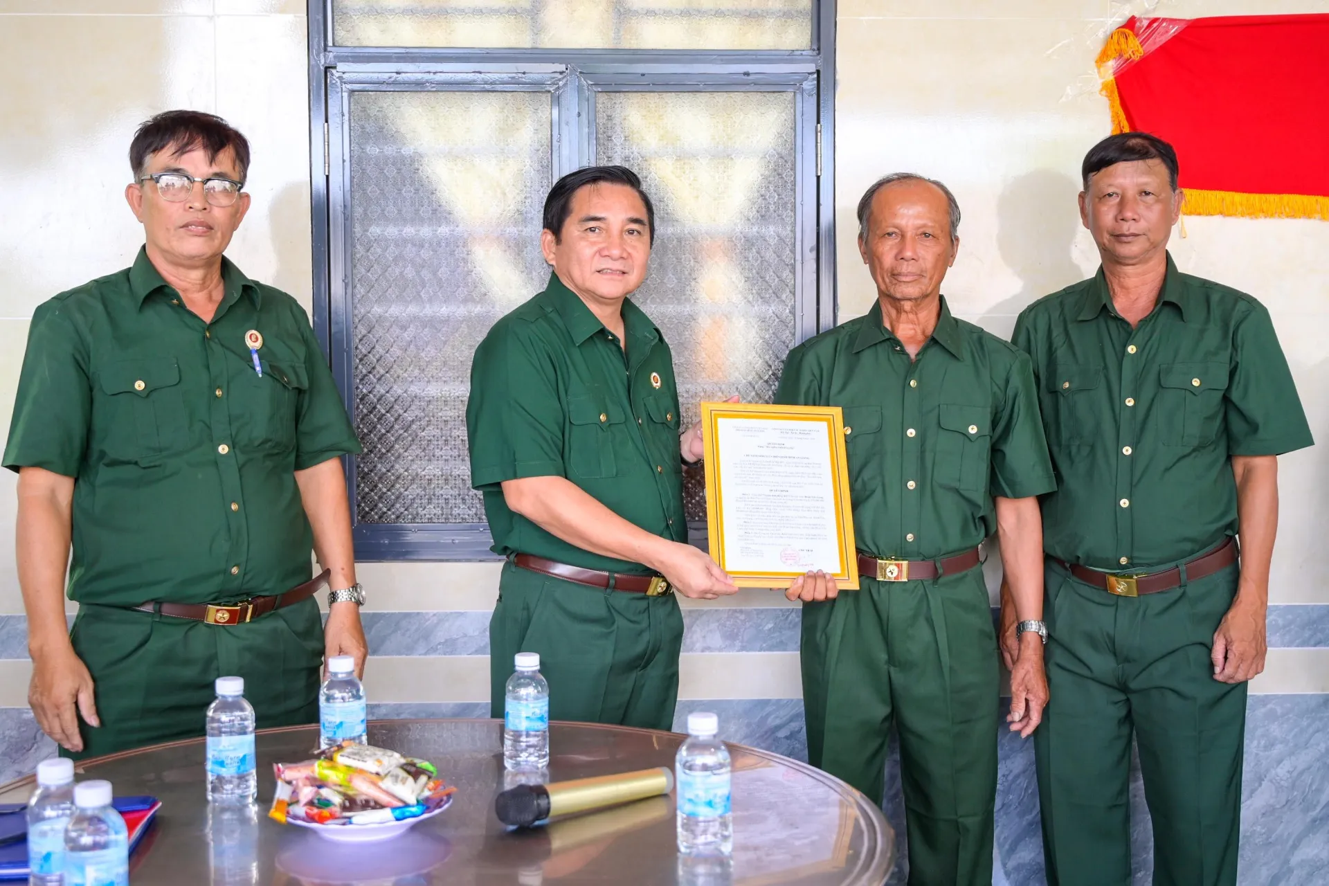 Hội CCB An Giang bàn gian nhà Nghĩa tình đồng đội