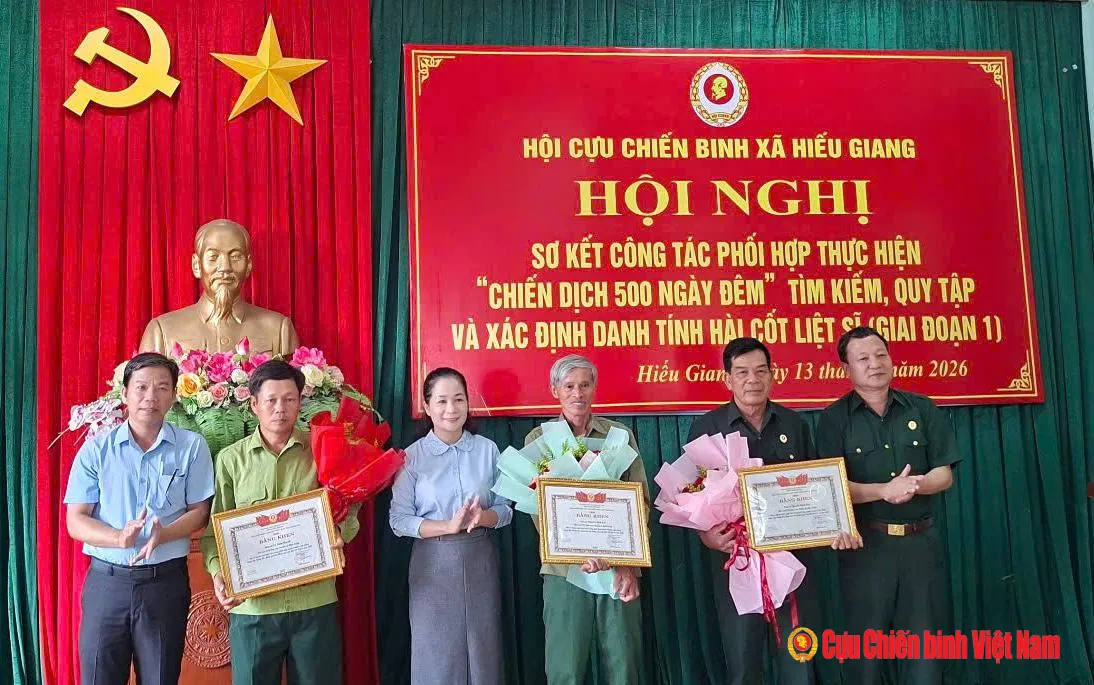 Quảng Trị: 3 cựu chiến binh được khen thưởng vì góp sức tìm kiếm, quy tập hài cốt liệt sĩ