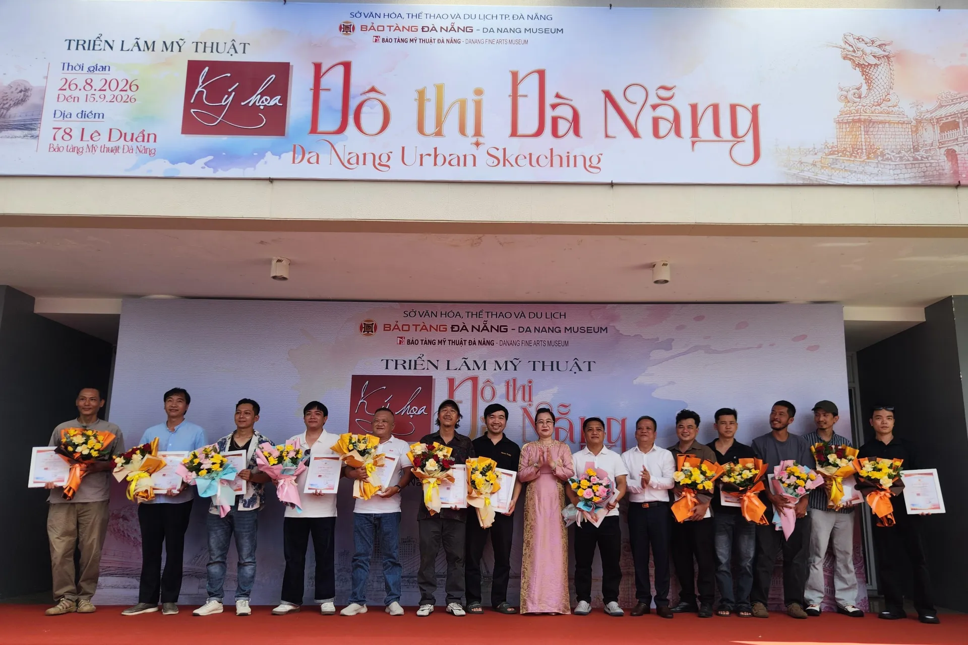 Đà Nẵng khai mạc triển lãm ký họa đô thị