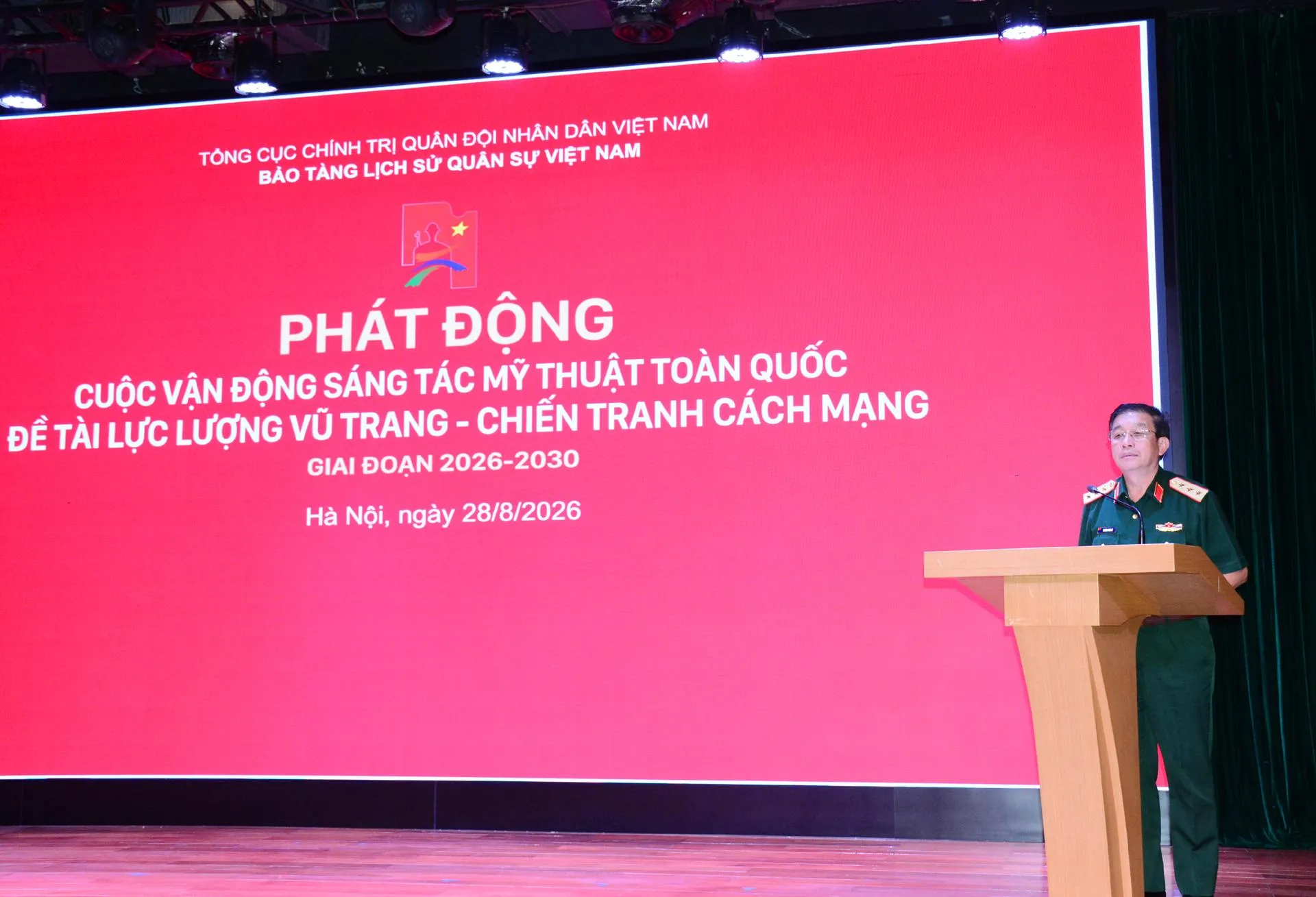 Phát động Cuộc vận động sáng tác mỹ thuật toàn quốc đề tài Lực lượng vũ trang - Chiến tranh cách mạng