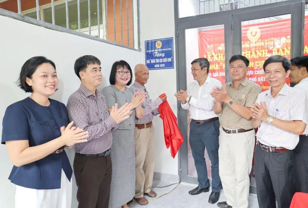Hội Cựu chiến binh phường Nam Nha Trang: Khánh thành và bàn giao nhà “Nghĩa tình Cựu chiến binh”