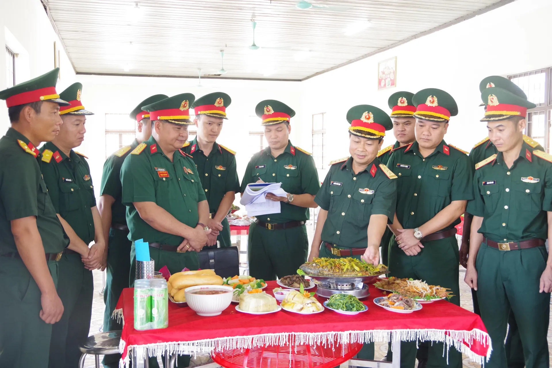 CỤC HẬU CẦN-KỸ THUẬT QUÂN KHU 1 KIỂM TRA BẢO ĐẢM ĂN THÊM NGÀY QUỐC KHÁNH NĂM 2026