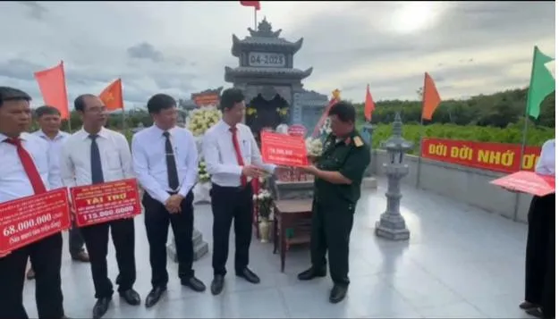Tiếp tục xây dựng Đền thờ Câu Nhi tại xã Nam Hải Lăng, tỉnh Quảng Trị