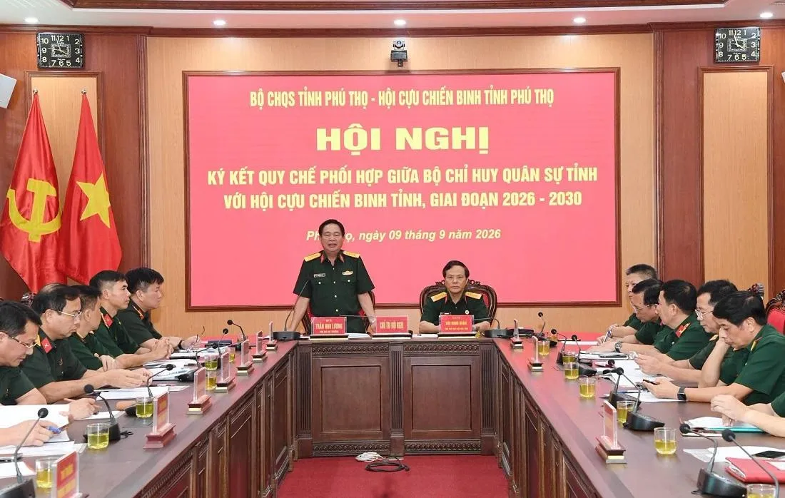 Phú Thọ: Tăng cường phối hợp giữa lực lượng quân đội và cựu chiến binh