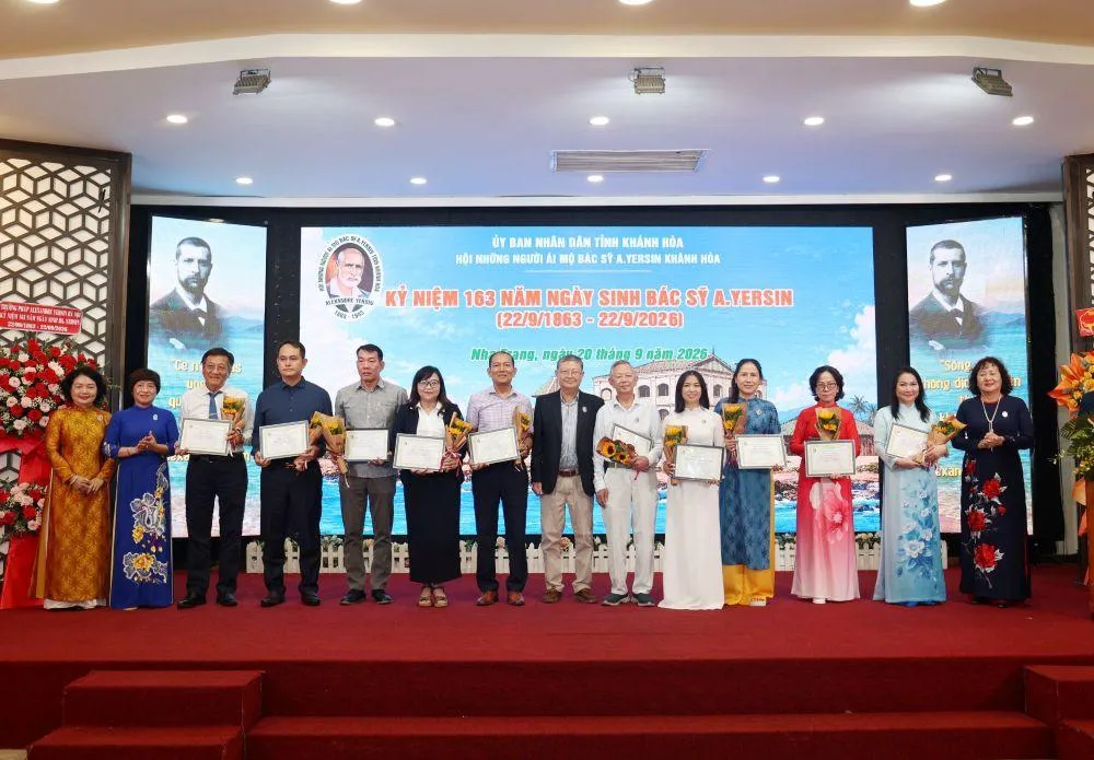 Khánh Hoà kỷ niệm 163 năm ngày sinh bác sĩ Alexandre Yersin