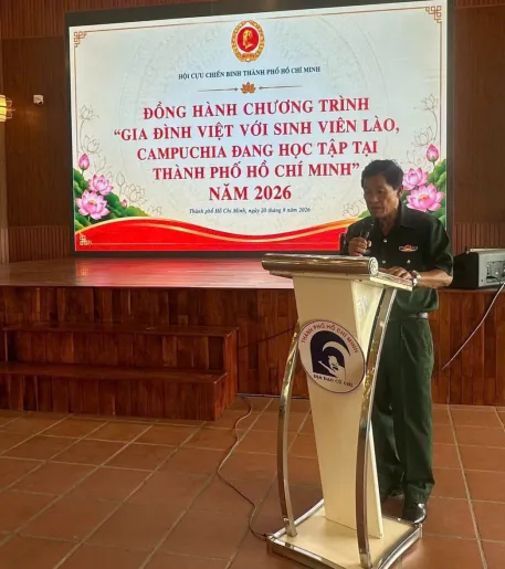 Chương trình “Gia đình Việt với sinh viên Lào, Campuchia đang học tập tại TP Hồ Chí Minh” năm 2026